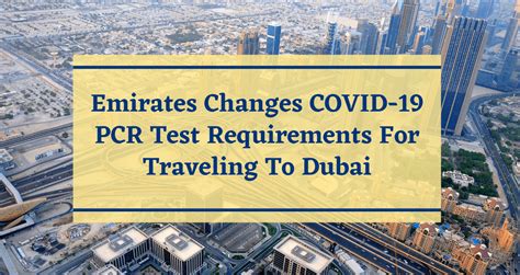 covid requirements for dubai entry
